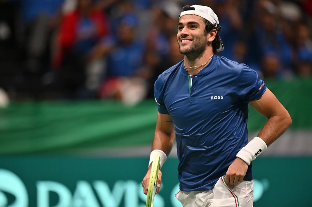 Matteo Berrettini in Coppa Davis_Tullio Puglia Getty Images