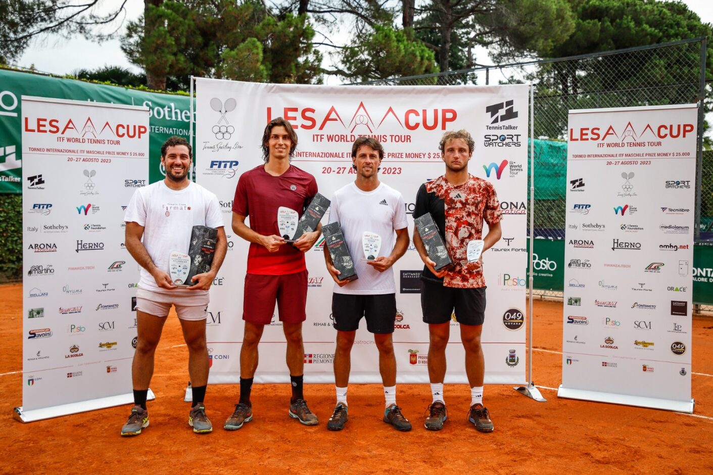 I finalisti del doppio della Lesa Cup