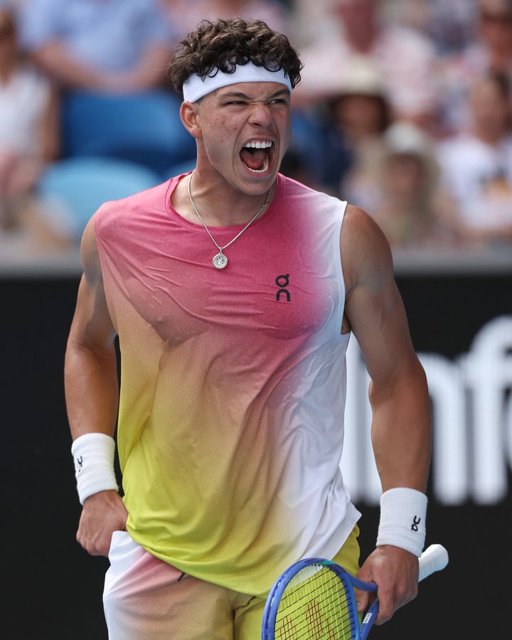 Ben Shelton (Foto - Australian Open Official/X)