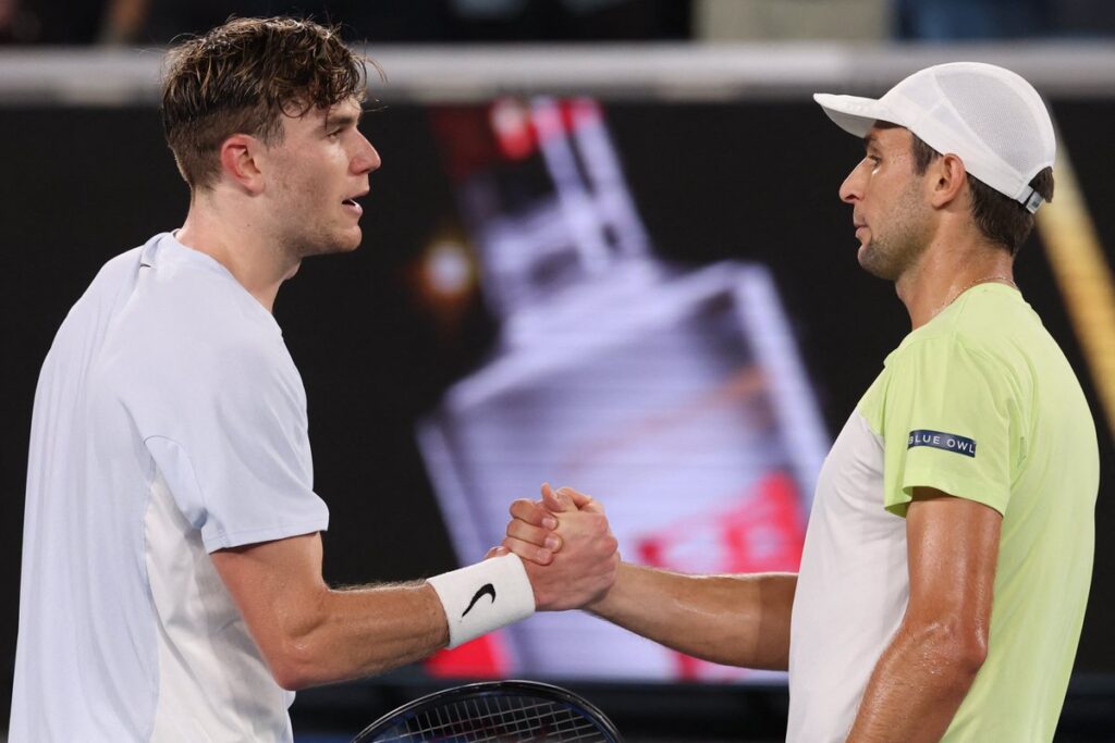 Draper vince una battaglia epica con Vukic nel 2T degli Australian Open 2025/ fonte "X" Australian Open