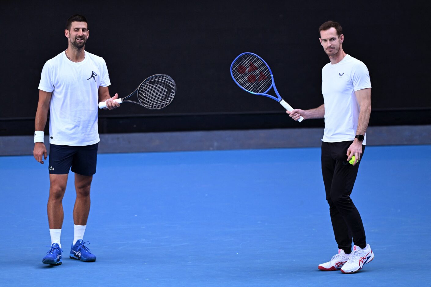 Murray allena Djokovic