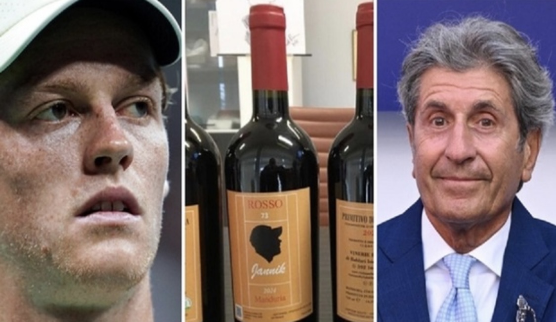 Jannik Sinner il caso vino Manduria