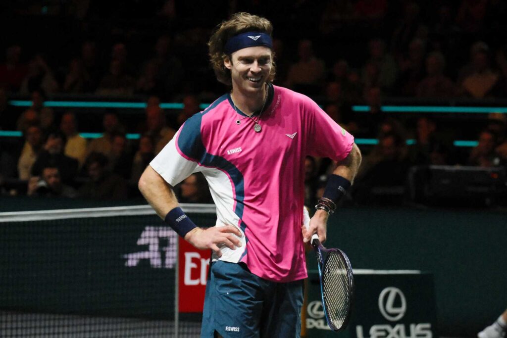 Andrey Rublev - ABN AMRO OPEN ATP500 Rotterdam, Netherlands. (Photo by Carlo Casalini) Credit: Carlo Casalini