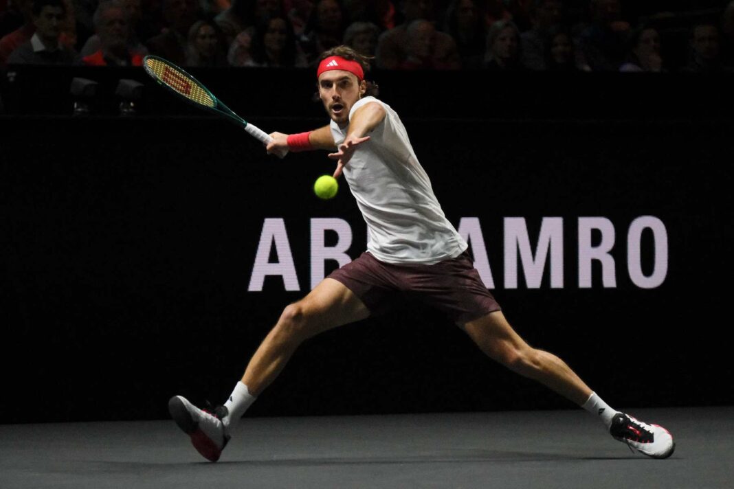 Stefanos Tsitsipas - ABN AMRO OPEN ATP500 Rotterdam, Netherlands. (Photo by Carlo Casalini) Credit: Carlo Casalini