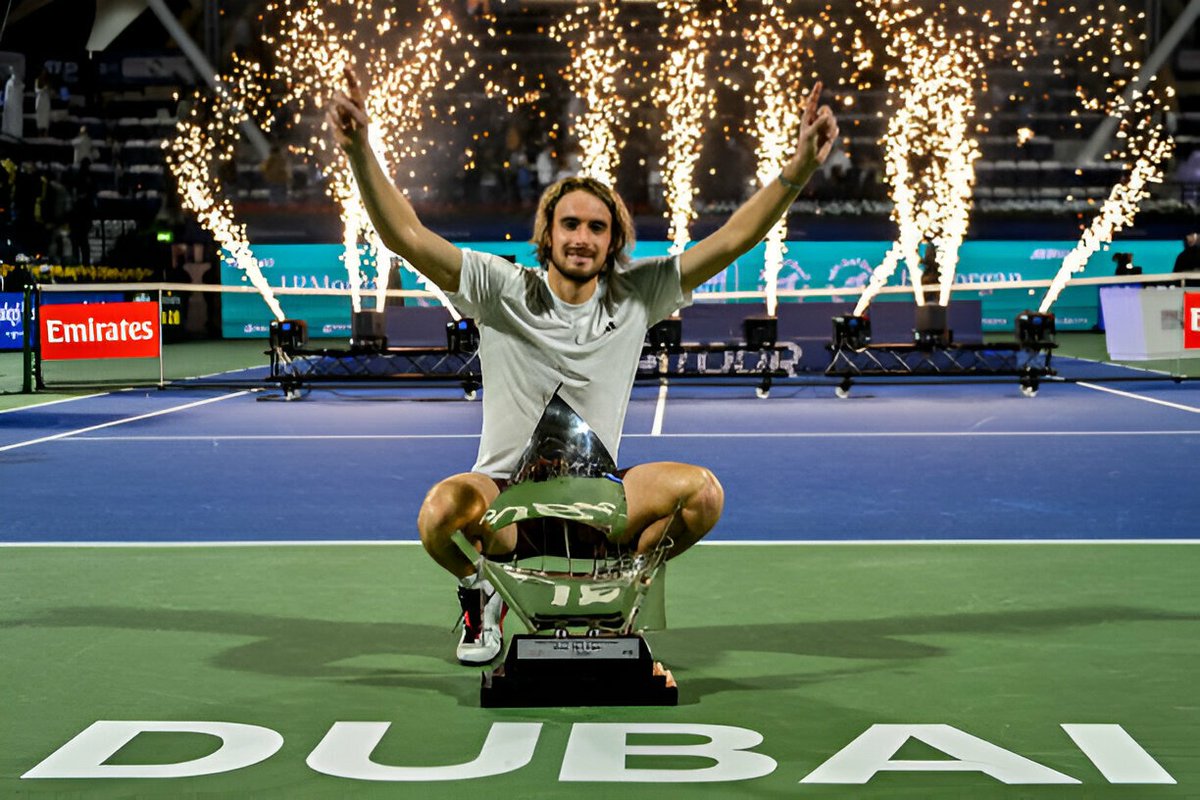 Tsitsipas vince il titolo a Dubai battendo in finale Auger Aliassime