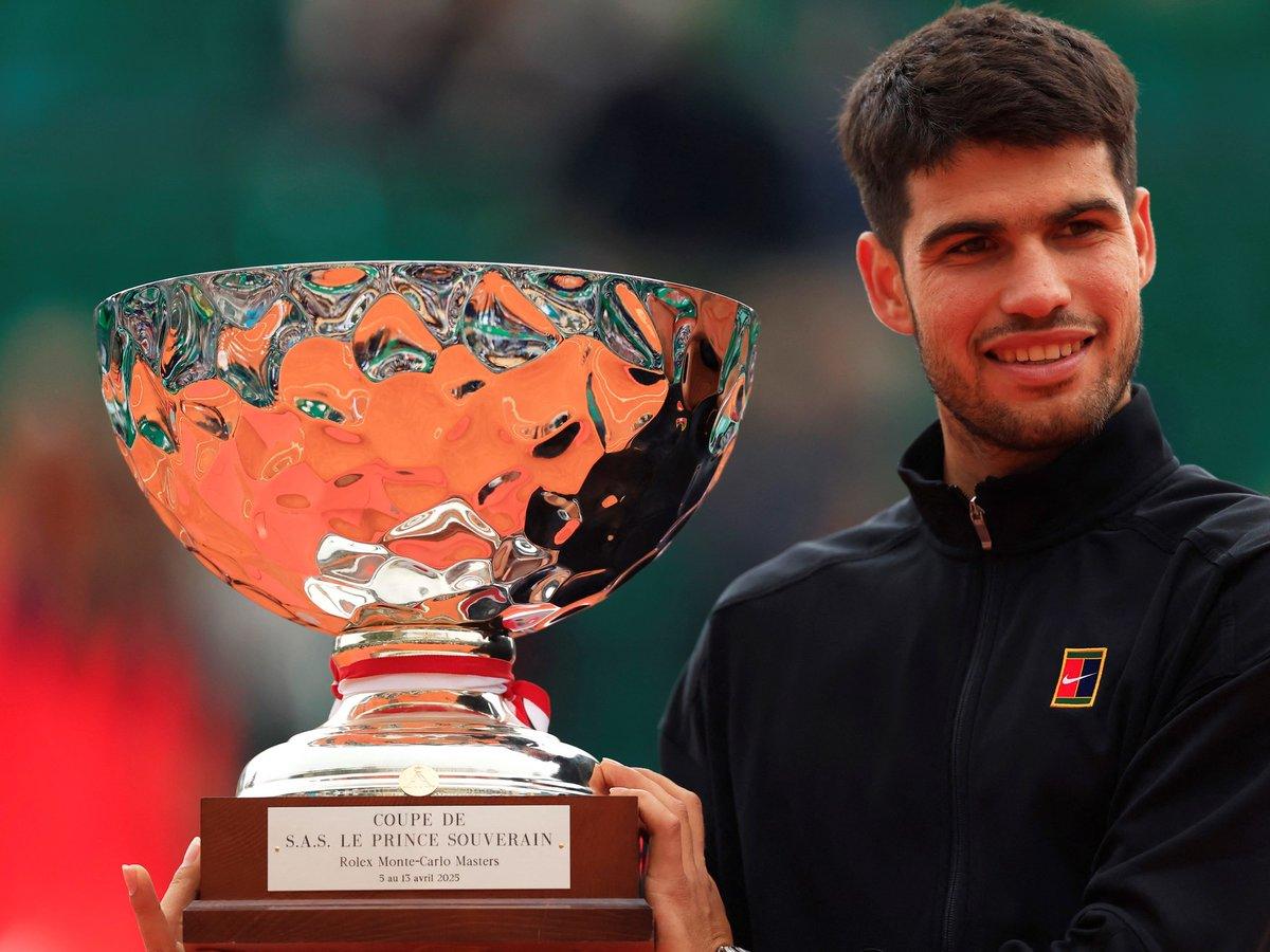 Alcaraz vince il 1000 di Montecarlo e torna numero 2 del ranking (primo nella Race)