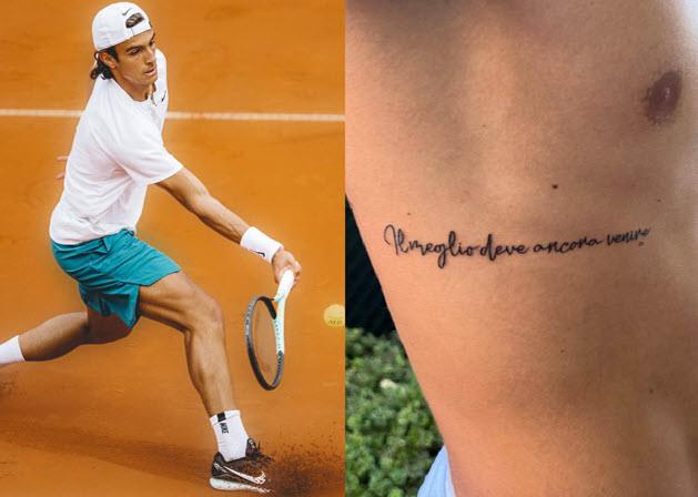 Musetti tatuaggio