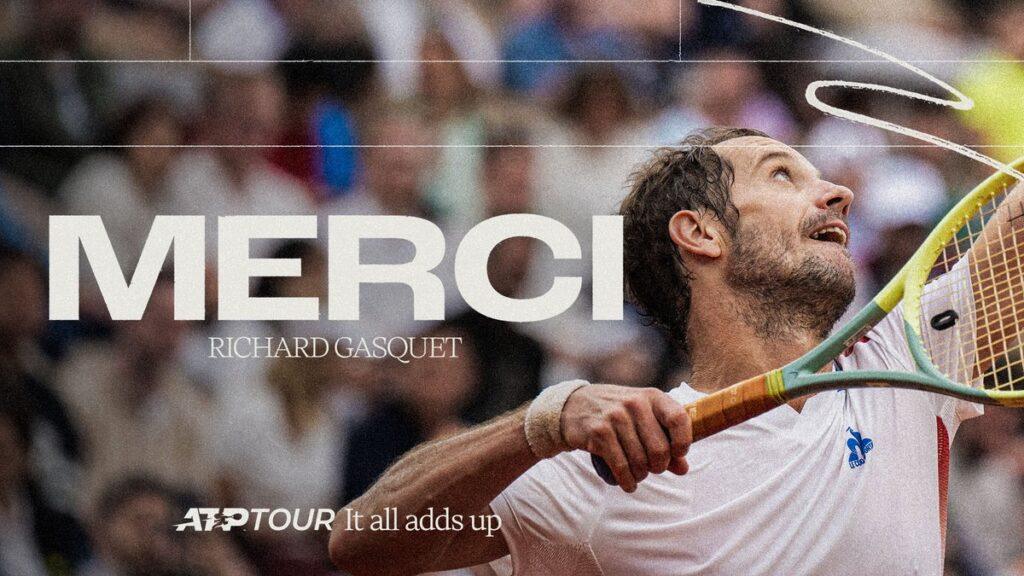 Post ATP sull'ultimo match di Gasquet perso contro Jannik Sinner a Parigi