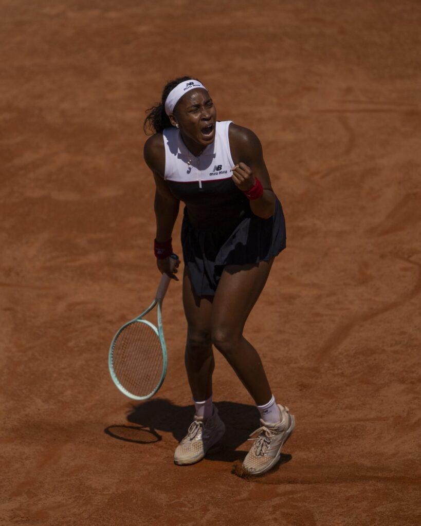 Coco Gauff raggiunge i quarti a Roma