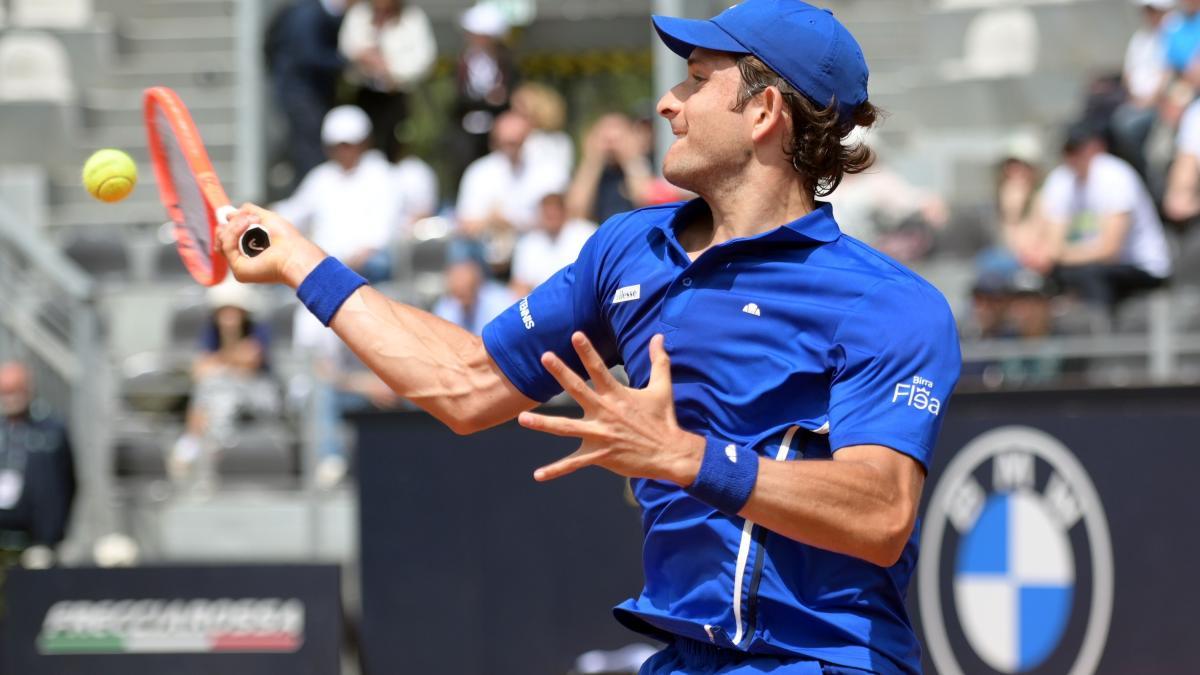 Francesco Passaro in azione a Roma