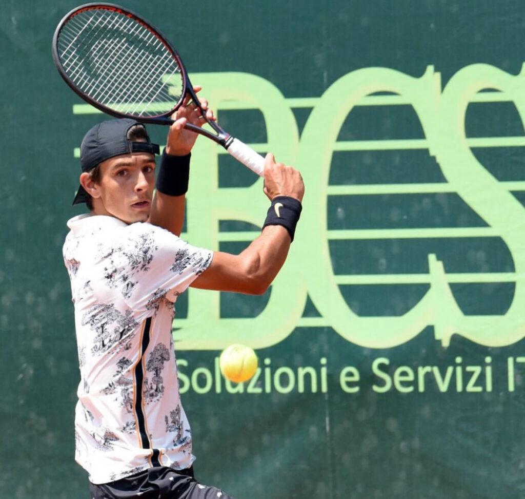 Musetti all'Aspria Tennis Cup di Milano nel 2019