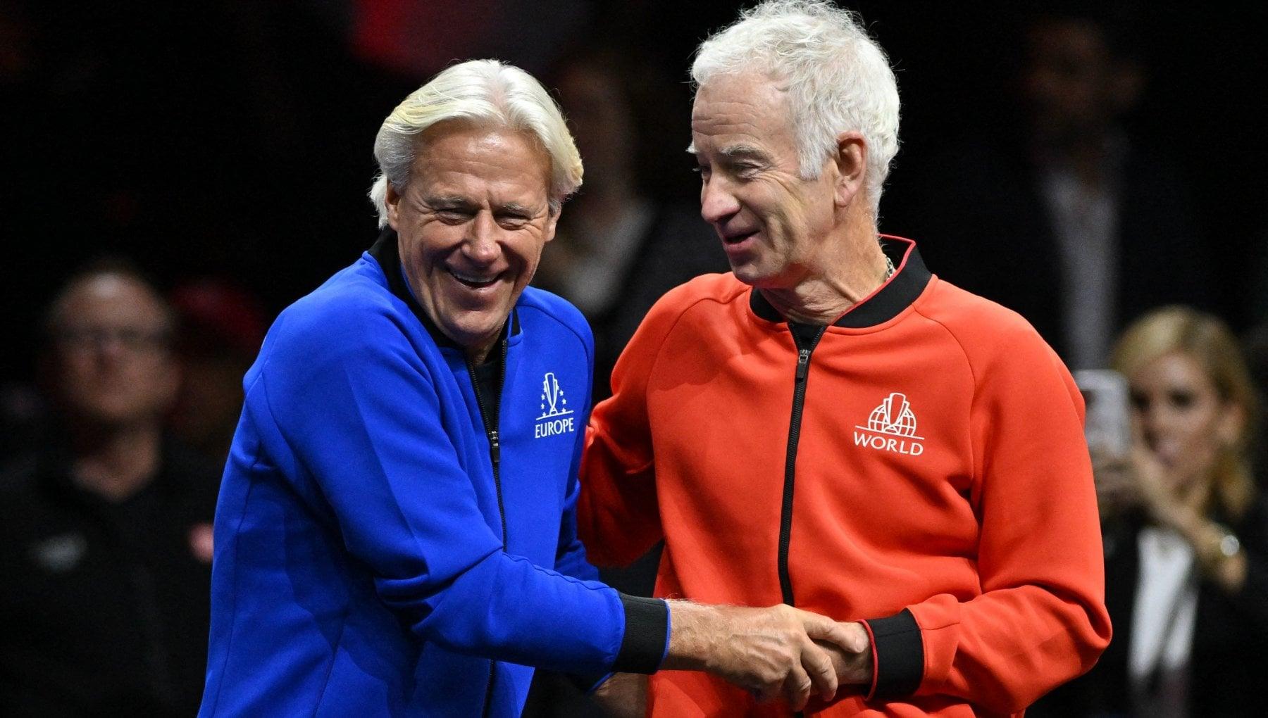 Bjorn Borg e John McEnroe alla Laver Cup