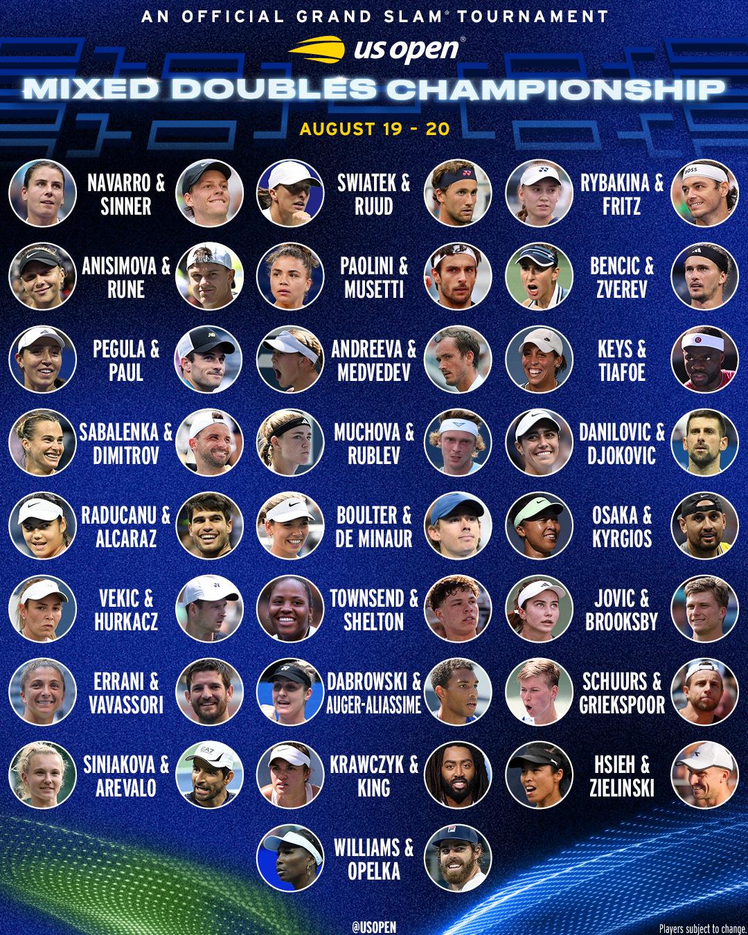 doppio misto US Open