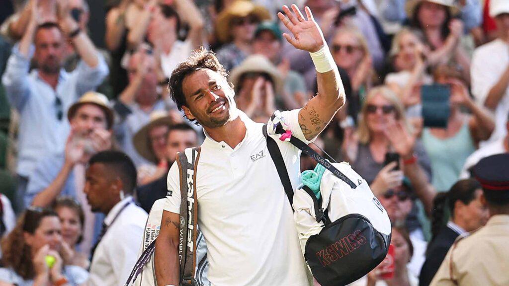 Fognini a WImbledon 2025