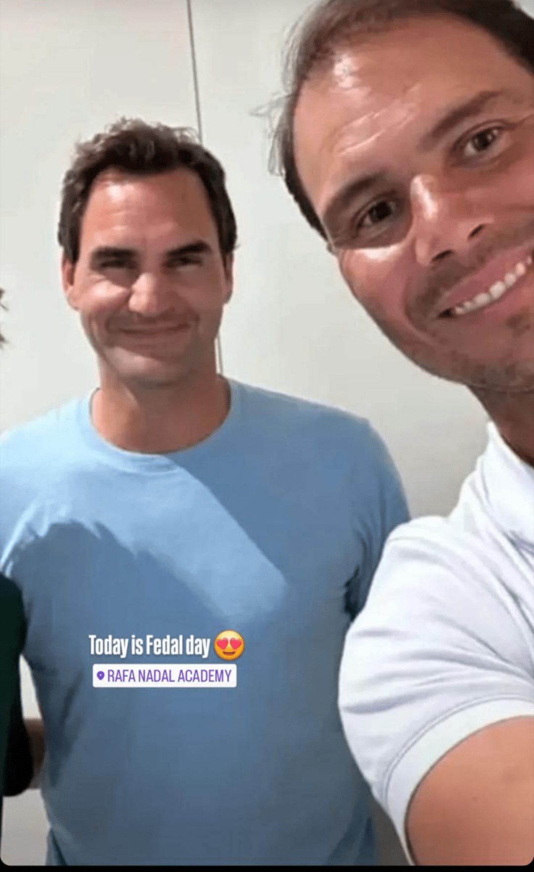 Federer e Nadal insieme alla RNA Academy