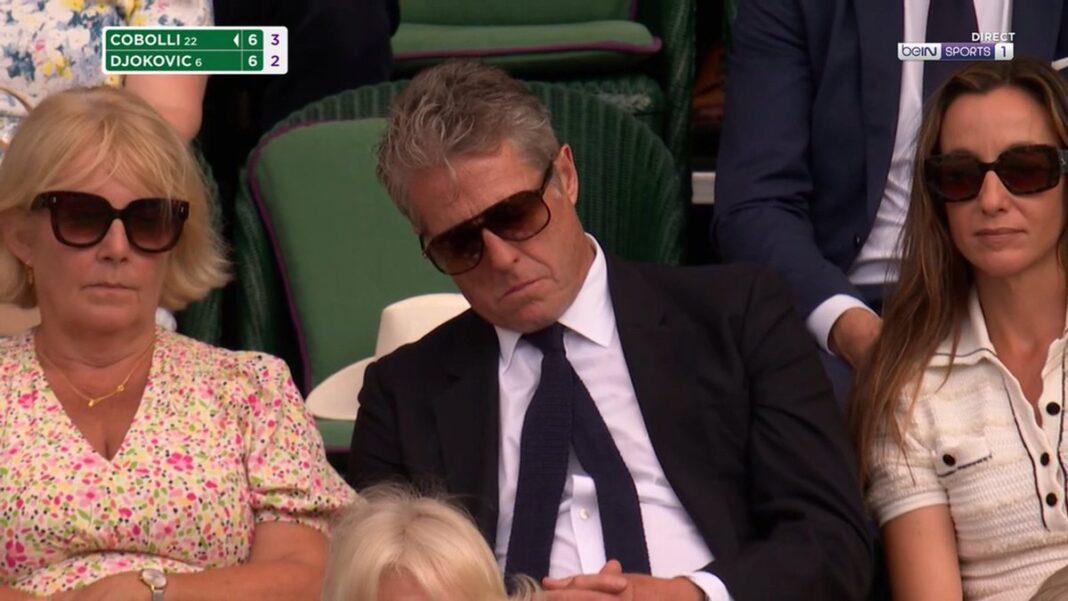 Hugh Grant dorme nel royal box