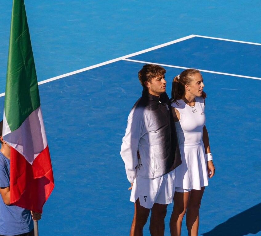 Team Italia, Cobolli e Bronzetti, nella Hopman Cup 2025
