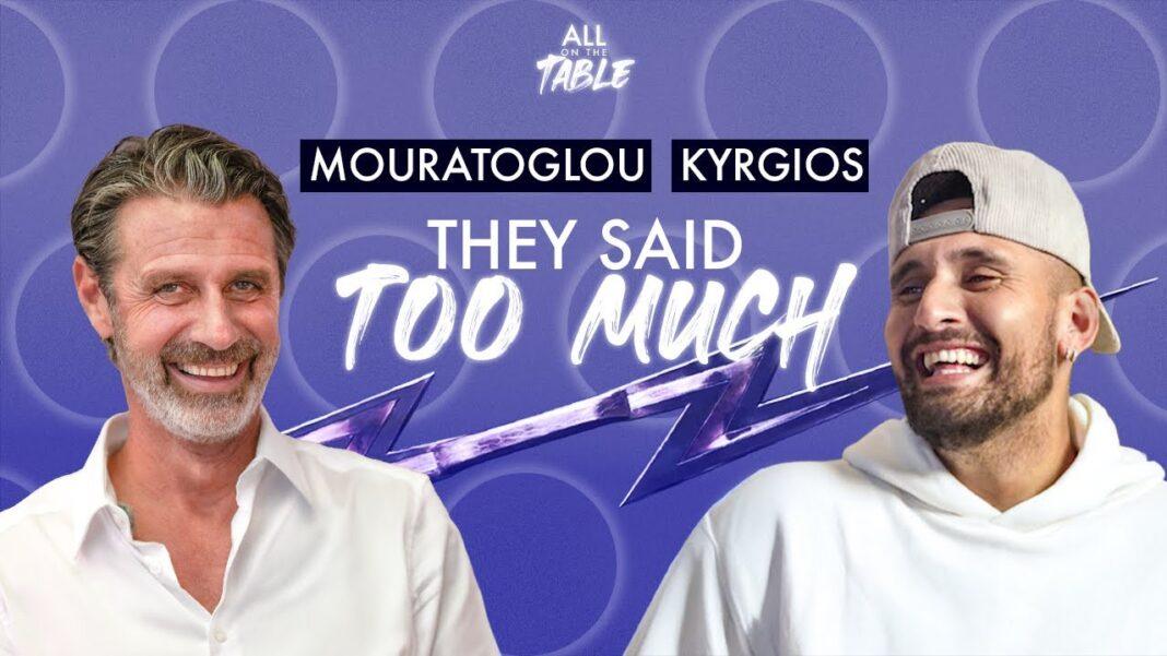 Mouratoglou con Kyrgios allo UTS table (foto presa da Youtube UTS)