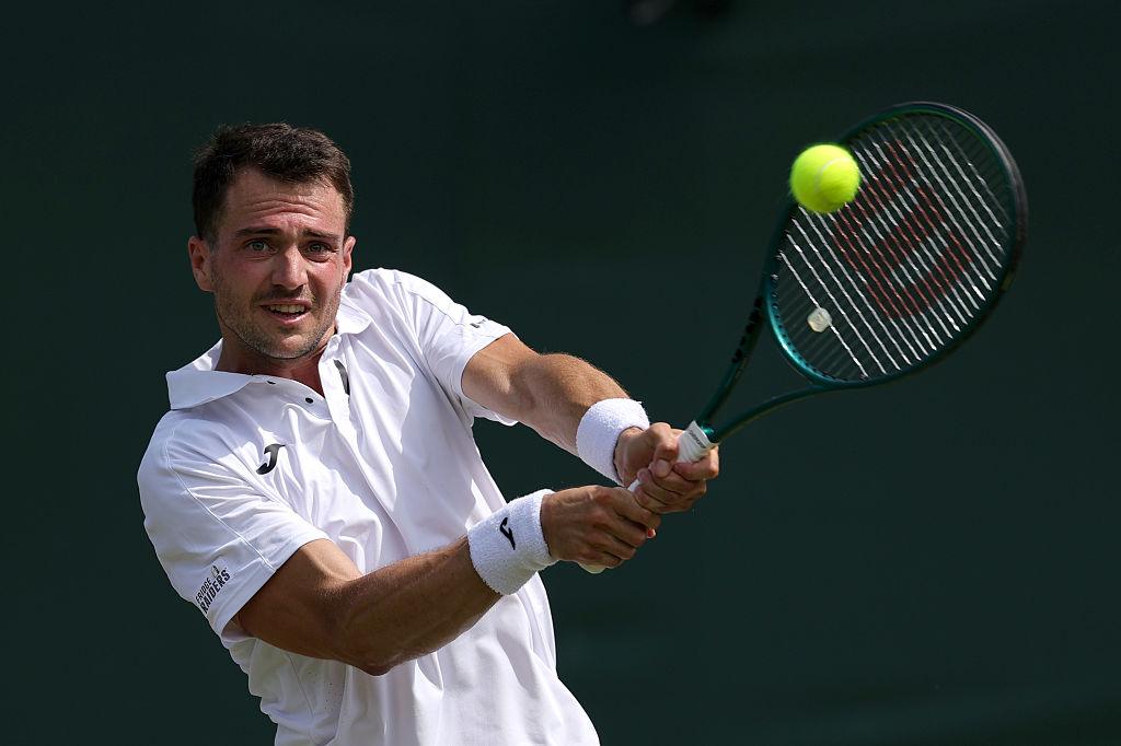 Pedro Martinez in campo a Wimbledon