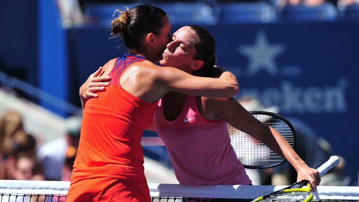 Flavia Pennetta e Roberta Vinci (foto presa da eurosport)