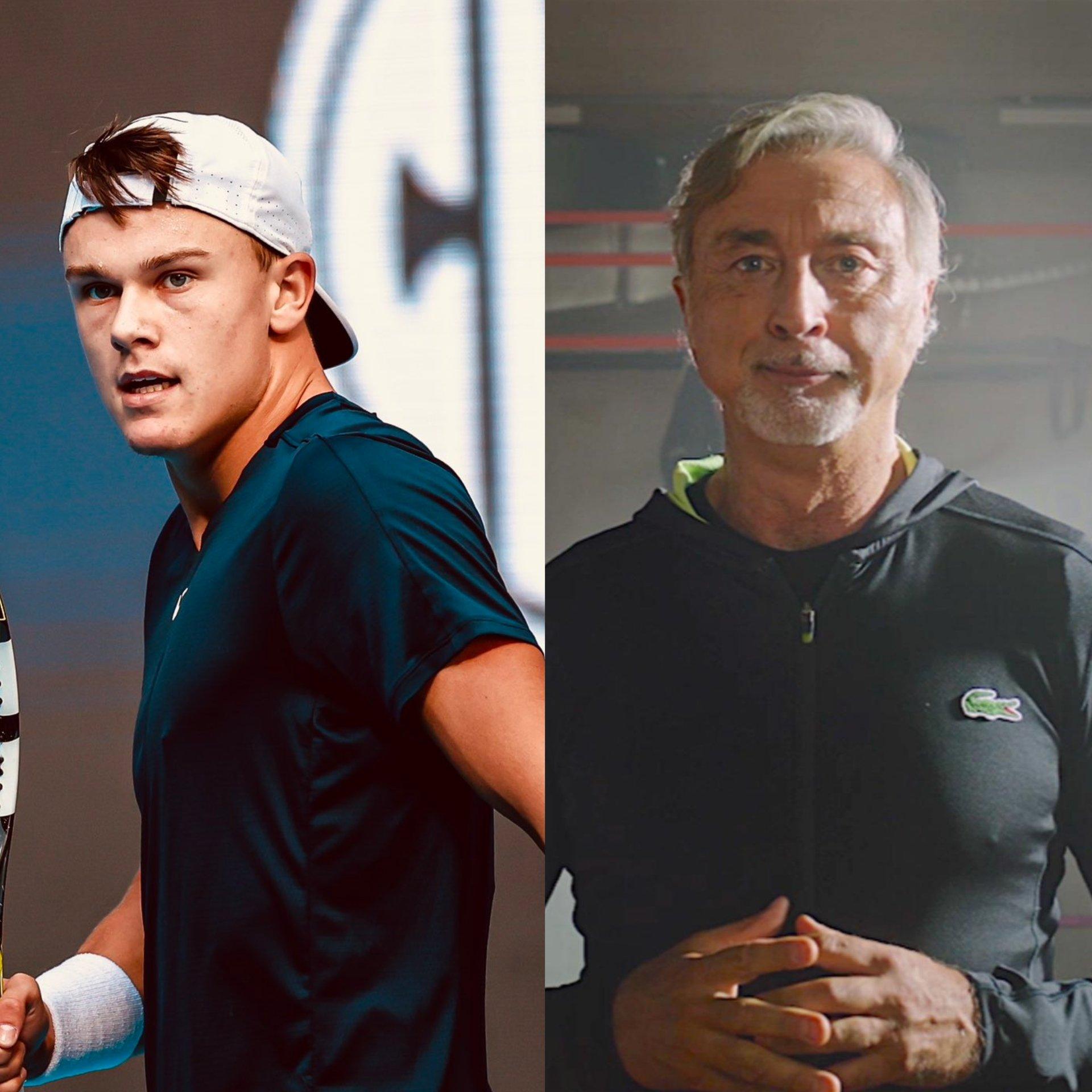 Rune e Panichi (foto presa da pagina X the tennis letter)