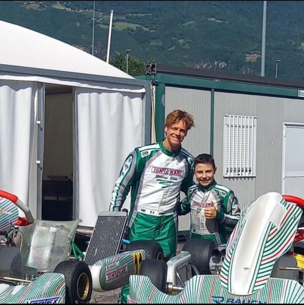 Jannik Sinner con Julian Frasnelli