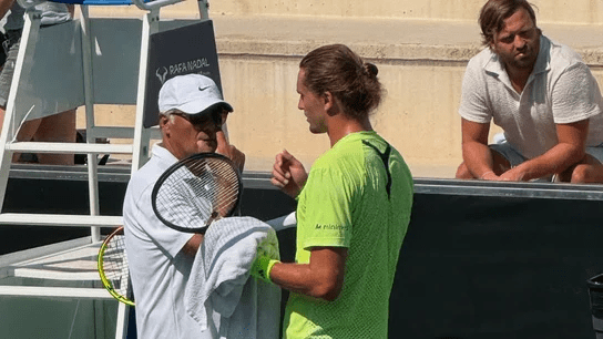 Alexander Zverev e Toni Nadal / foto Redes