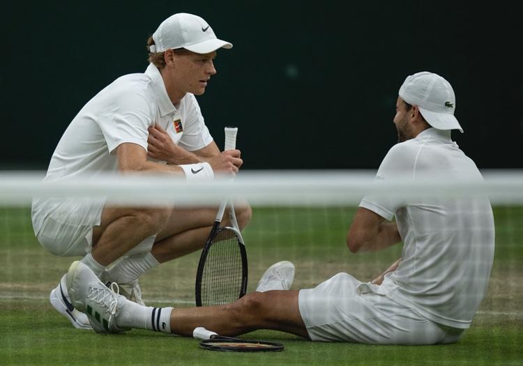 Jannik Sinner e Grigor Dimitrov