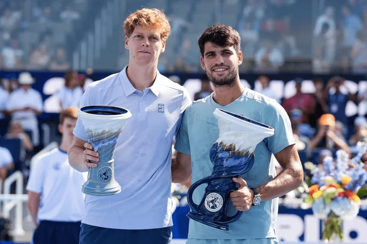Alcaraz Sinner dopo la finale di Cincinnati