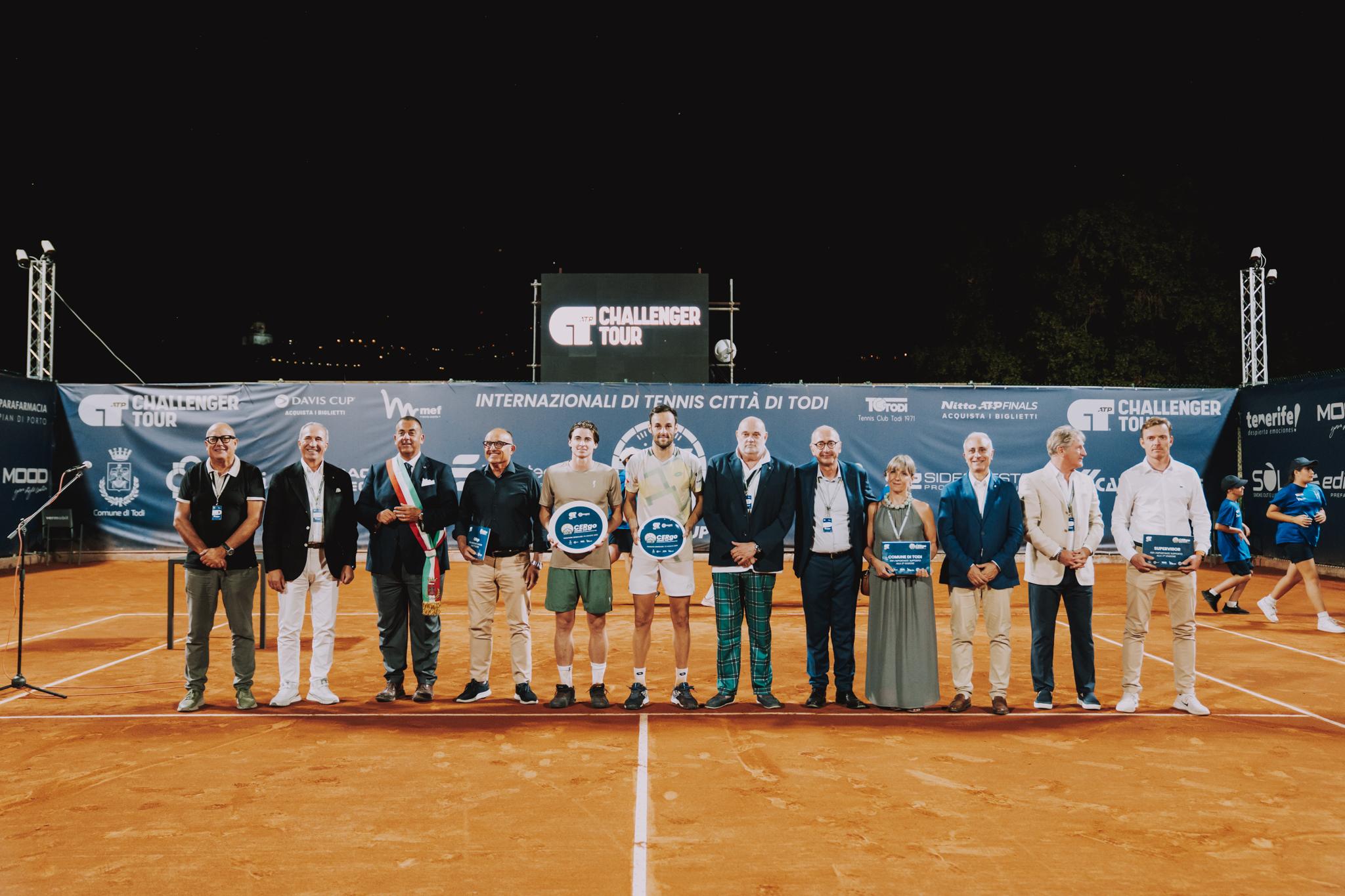 Challenger Todi 2025 cerimonia di premiazione Foto Yuri Serafini