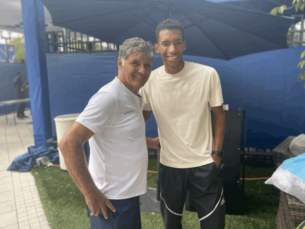 Toni Nadal e Felix Auger-Aliassime