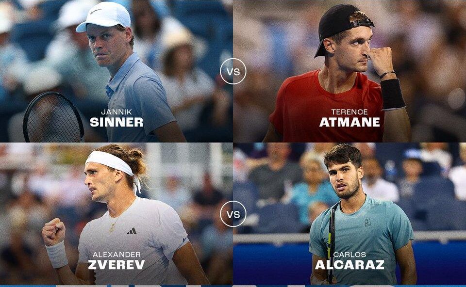 Le semifinali dell'ATP 1000 di Cincinnati