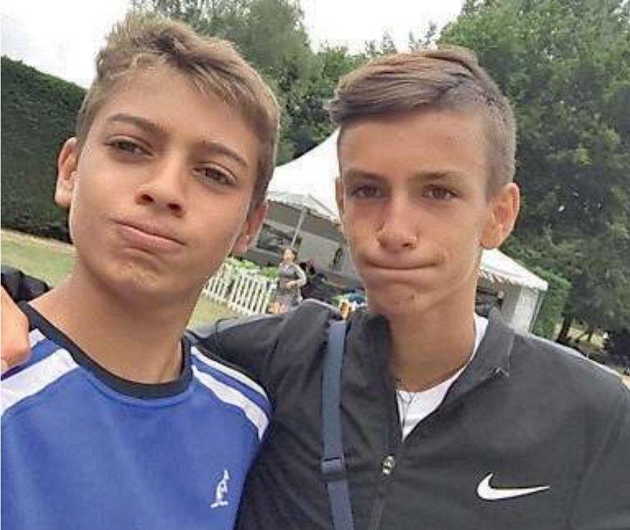Flavio Cobolli e Lorenzo Musetti da piccoli