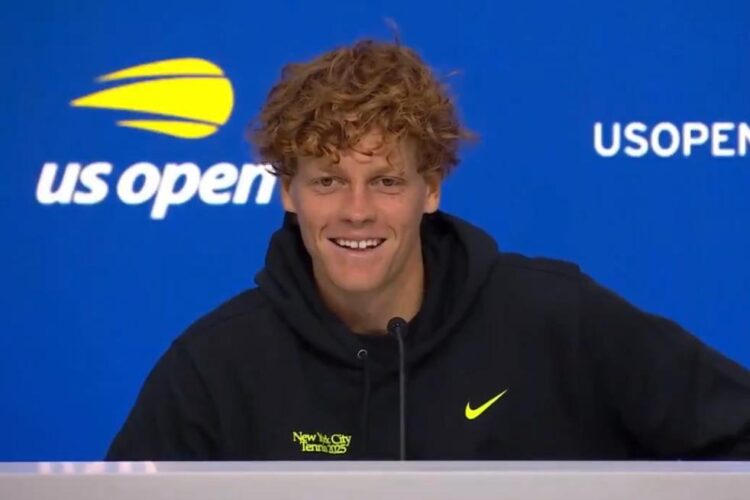 Sinner in conferenza stampa US Open