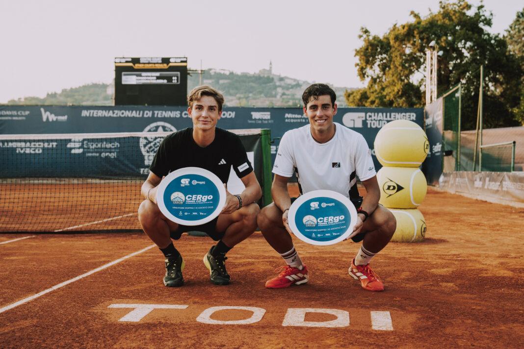 Vasamì e Romano vincitori del doppio al Challenger di Todi Foto Yuri Serafini