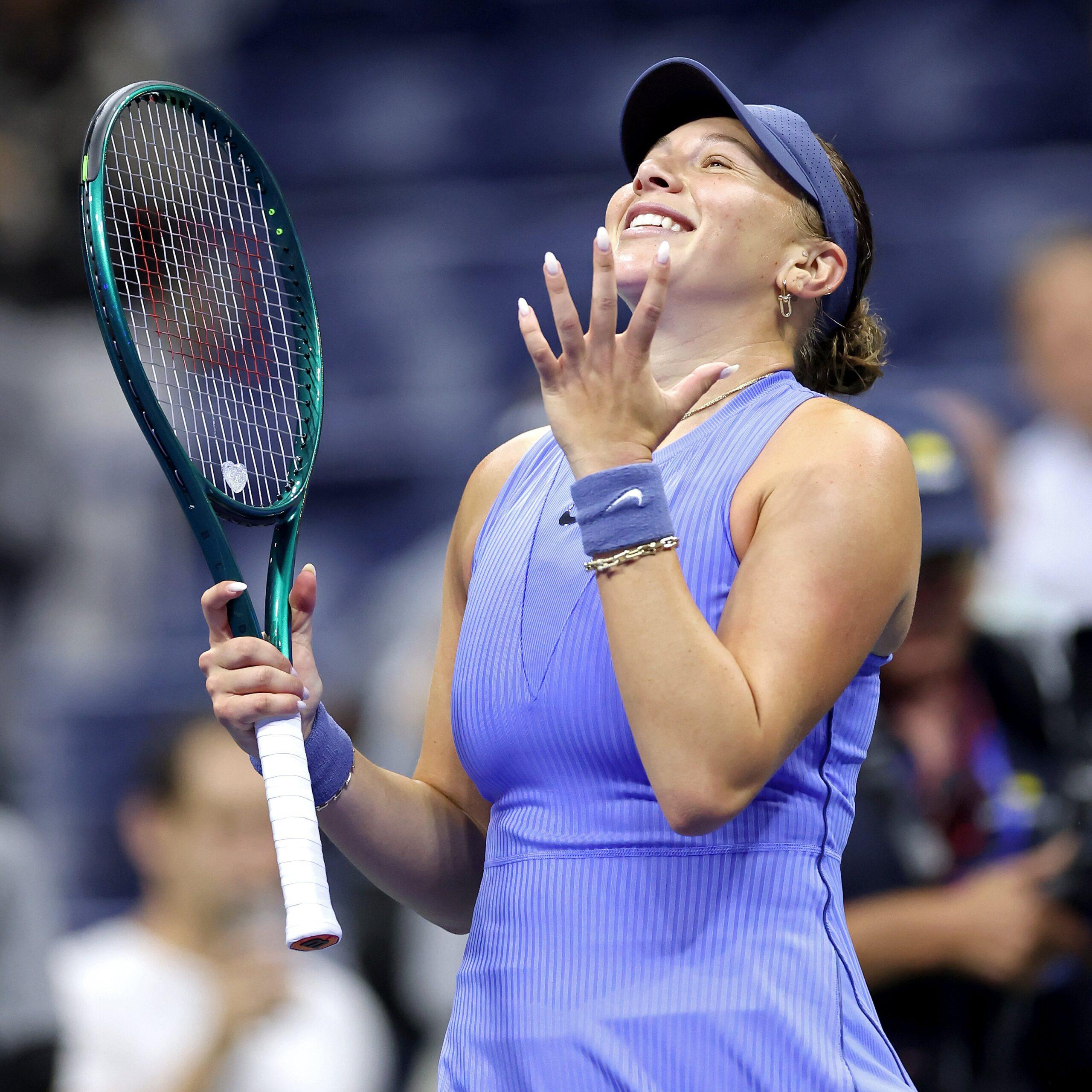 Amanda Anisimova batte Naomi Osaka e raggiunge la finale dello US Open 2025 (foto presa da profilo x kortennis)