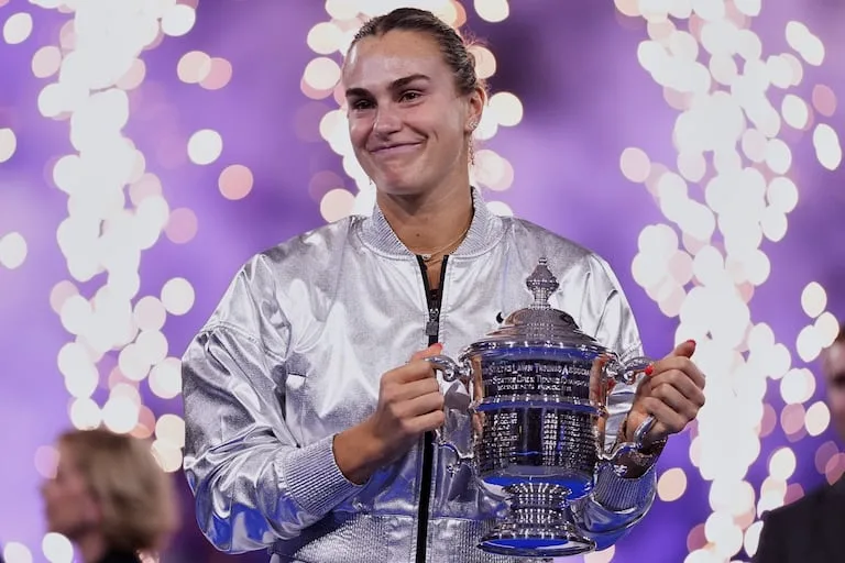 Aryna Sabalenka trofeo US Open