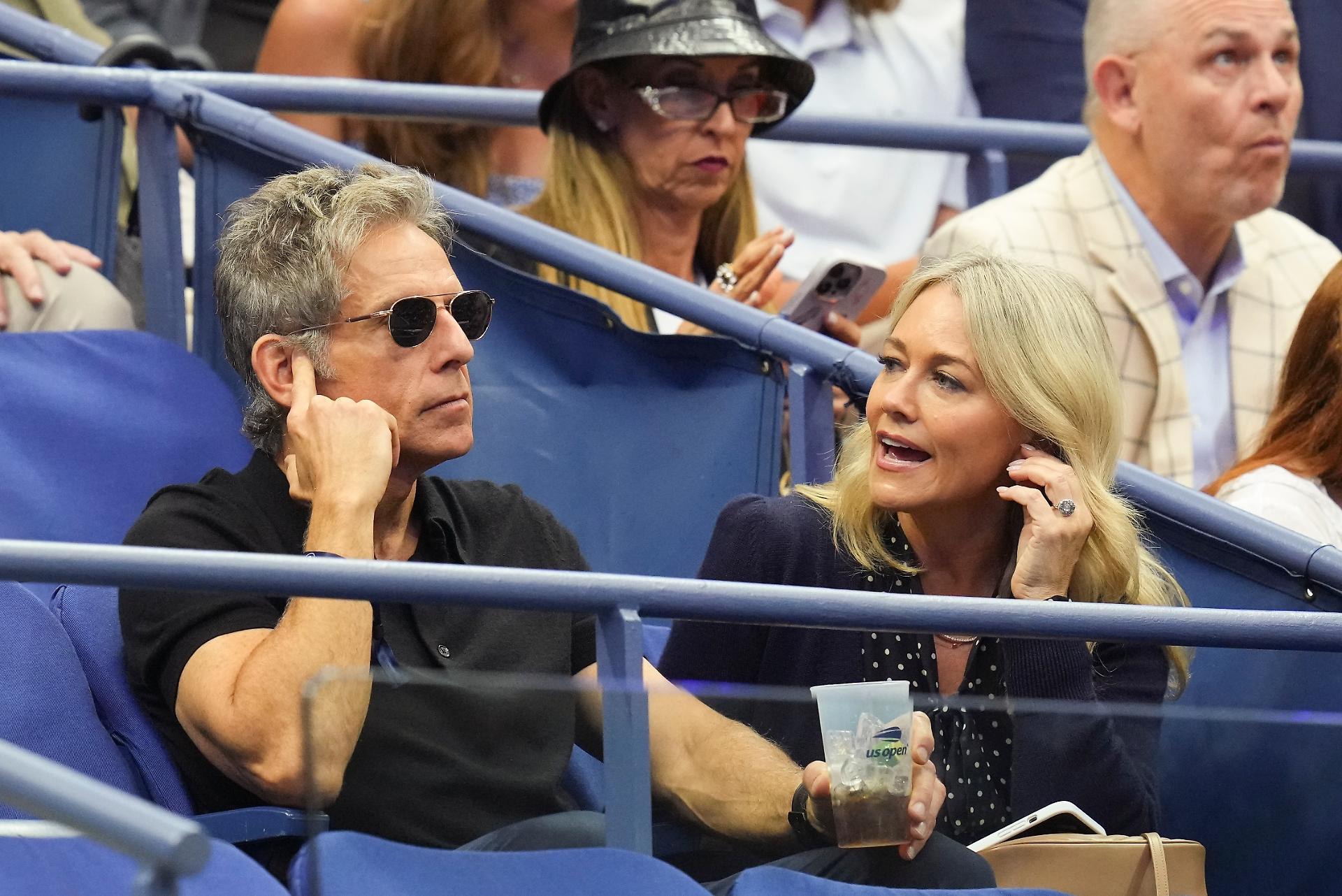 Ben Stiller alla finale dello US Open 2025