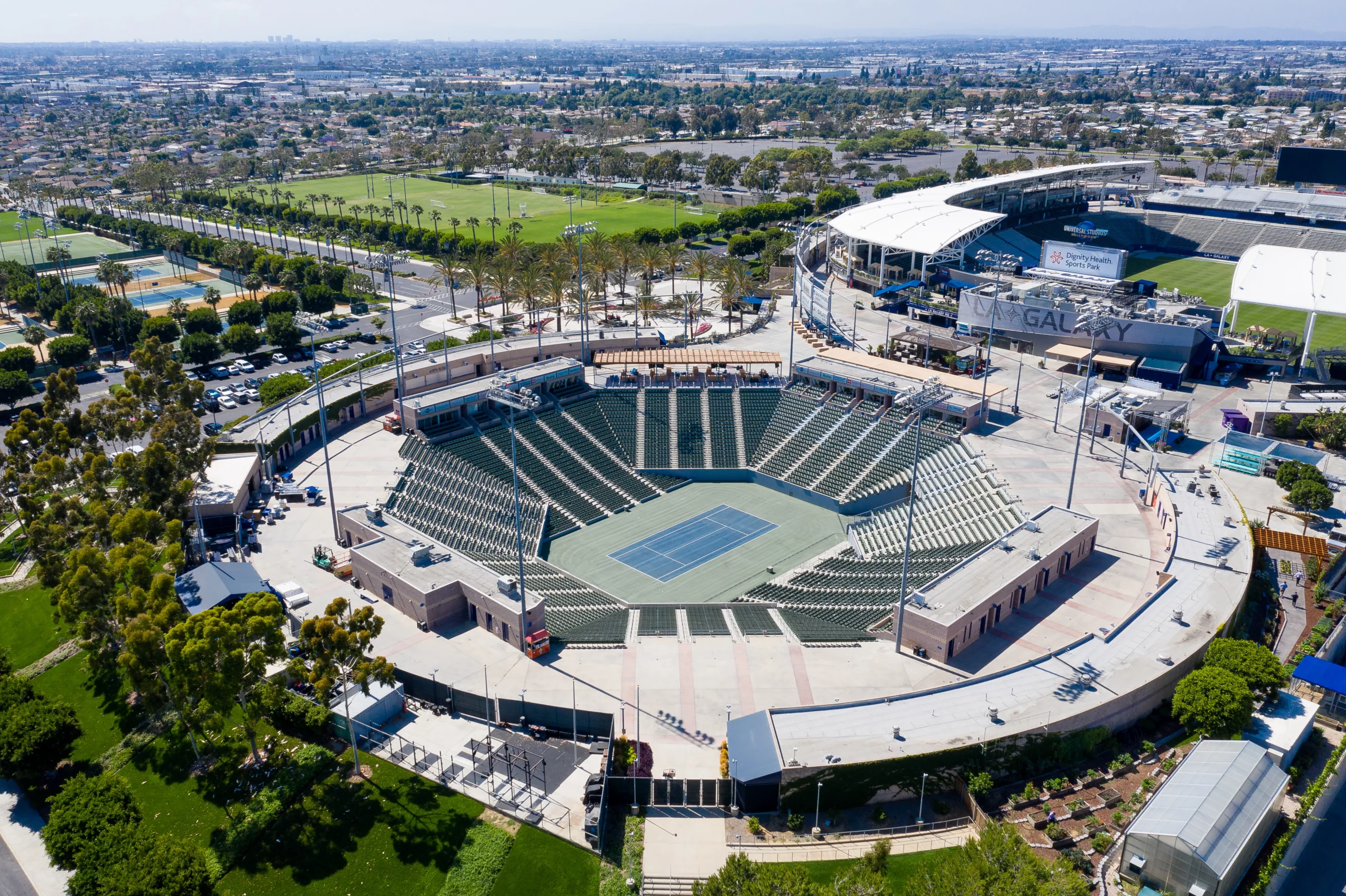 Il Dignity Health sports Park, sarà sede del tennis delle Olimpiadi di Los Angeles 2028 (foto dignity health sports park.com)