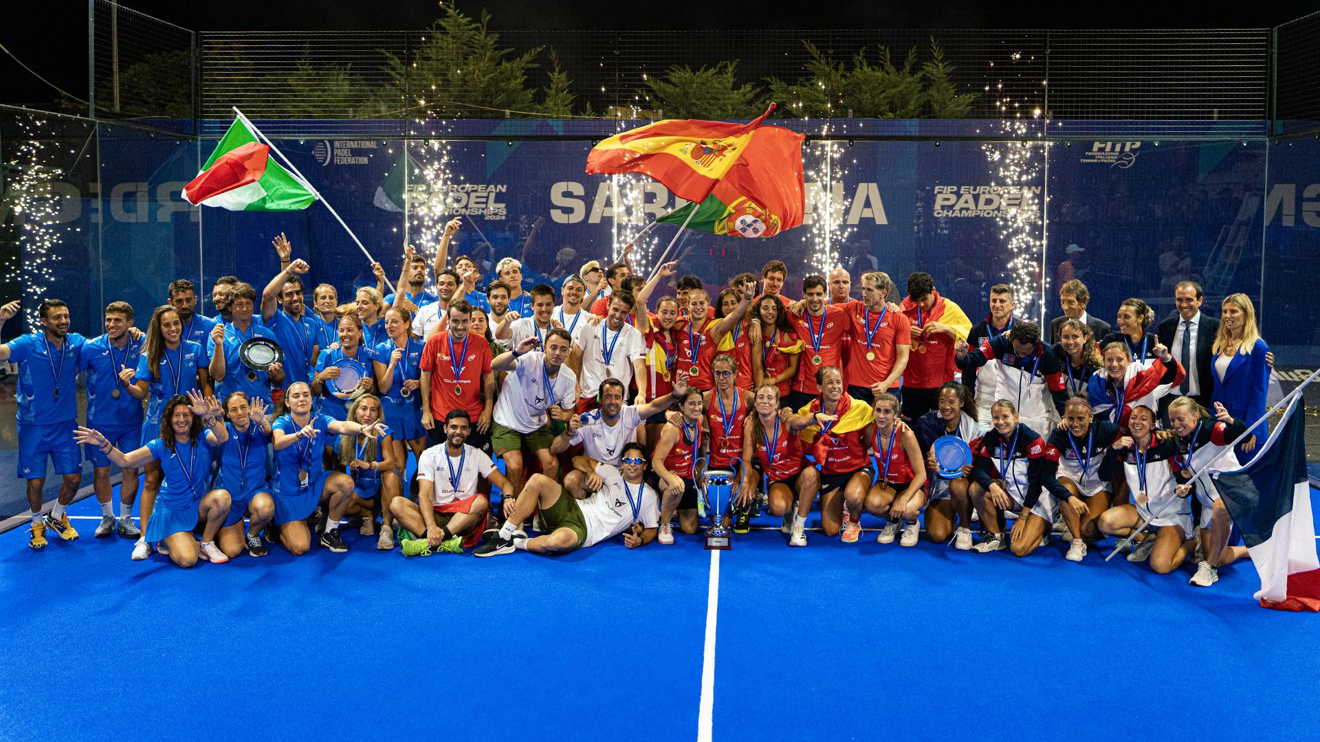 premiazione degli Europei di Cagliari 2024 (Credits: FOTO FIP)
