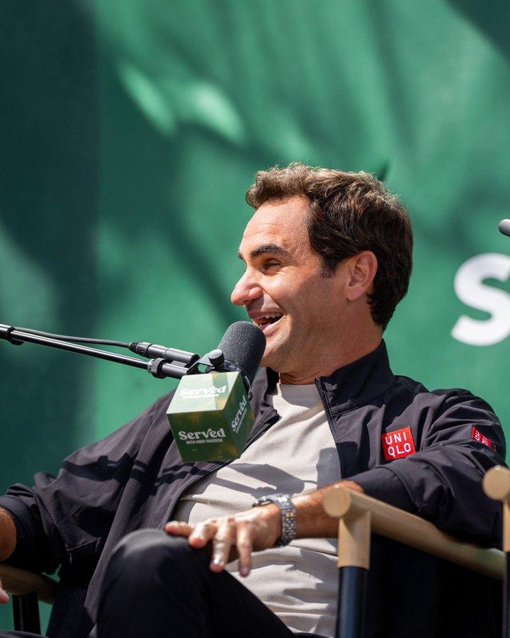 Roger Federer ospite al Served podcast di Andy Roddick