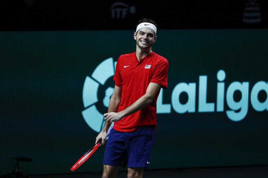Taylor Fritz sarà in campo oggi per gli Stati Uniti contro la Repubblica Ceca (foto presa da oa sport)
