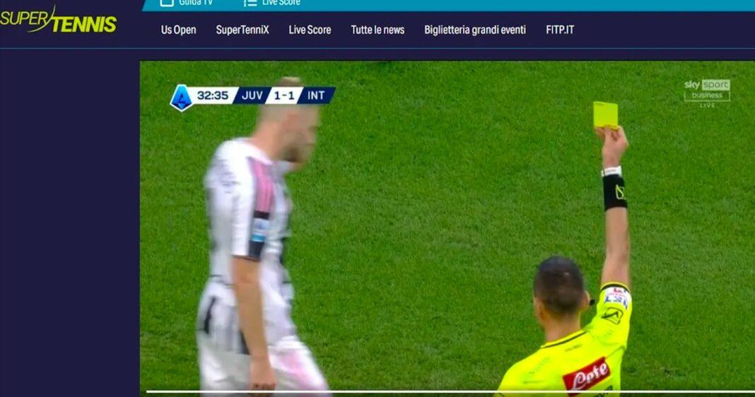 Juventus-Inter in diretta su SuperTennis