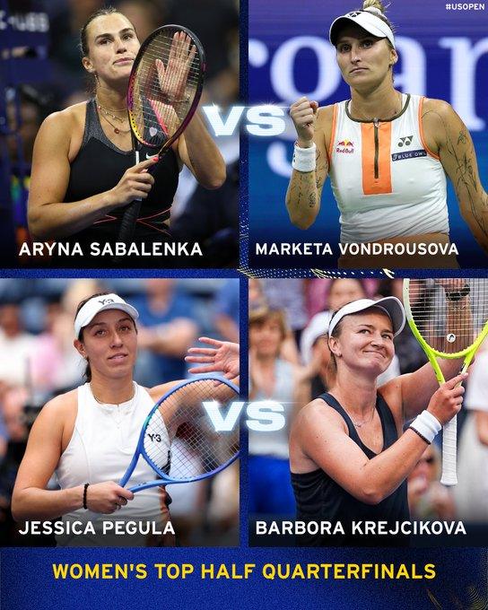 Quarti di Finale femminili Us Open 2025