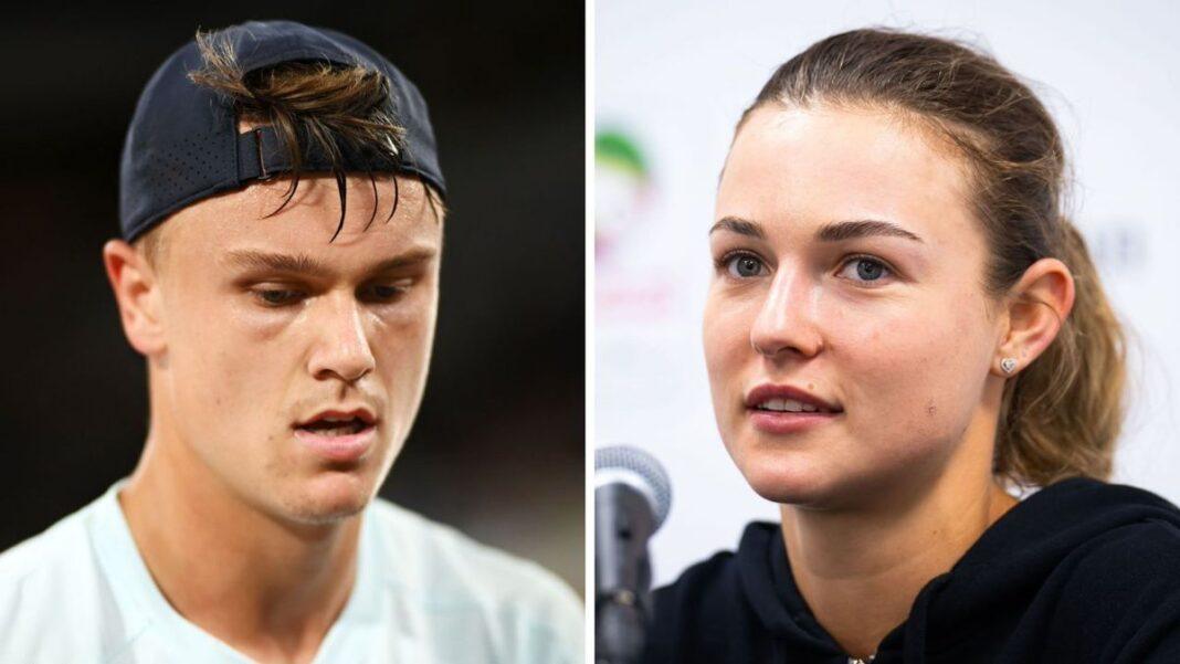 Holger Rune e Anna Kalinskaya