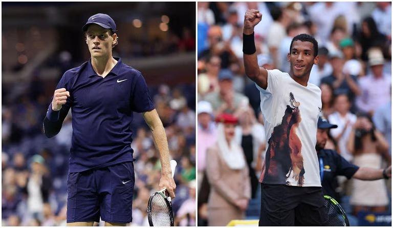 Sinner affronterà Auger-Aliassime per raggiungere la finale dello US Open. 2025. (foto presa da rainews)