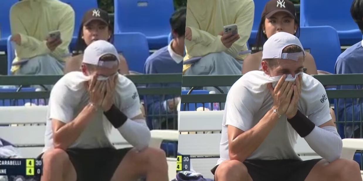 Atmane ha un malore durante il match di primo turno con Ugo Carabelli a Shanghai