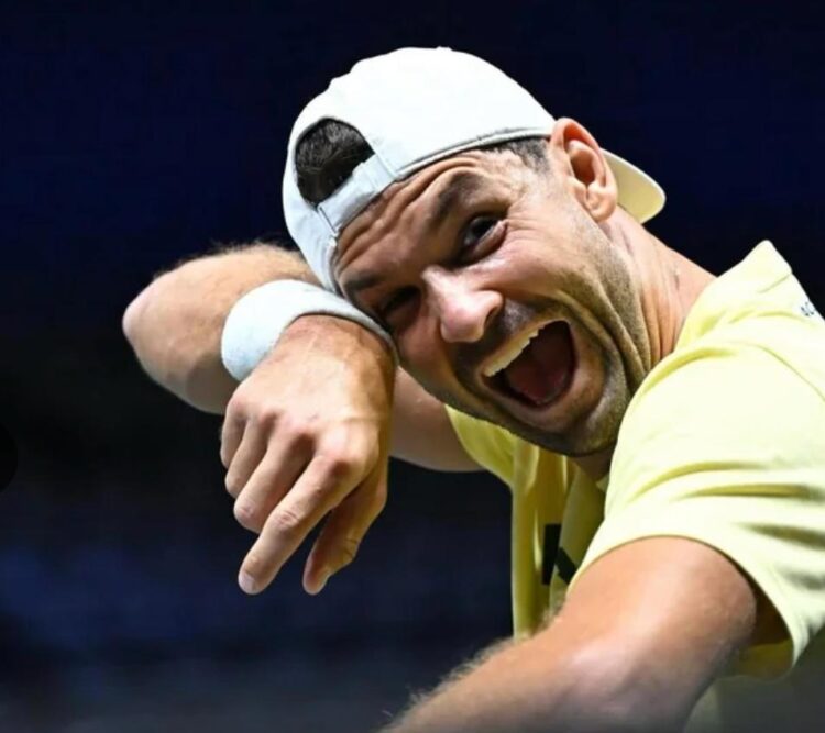 Grigor Dimitrov Parigi Grigor Dimitrov torna in campo a Parigi