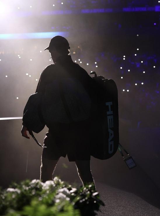 Jannik Sinner al Rolex Paris Masters