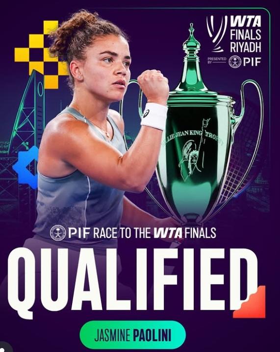 Jasmine Paolini WTA Finals Jasmine Paolini (@wta/Instagram)